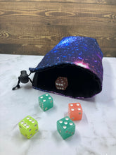 Load image into Gallery viewer, Superstitious Stars ~ Dice Bag