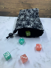 Load image into Gallery viewer, Dripping with Spiders ~ Dice Bag