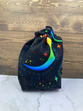 Load image into Gallery viewer, Ilweran Ithil ( Translation "Rainbow Moon" in Elvish ) ~ Dice bag