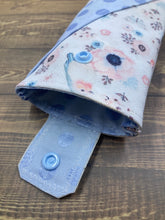 Load image into Gallery viewer, Periwinkle Shimmering Bloom ~ Glasses Case
