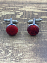 Load image into Gallery viewer, Speckled Love ~ Cuff Links
