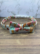 Load image into Gallery viewer, Summery Treats ~ Elastic Headband Hair Bow