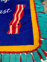 Load image into Gallery viewer, Wakey! Wakey! Eggs & Bacon! ~ Tie Blanket
