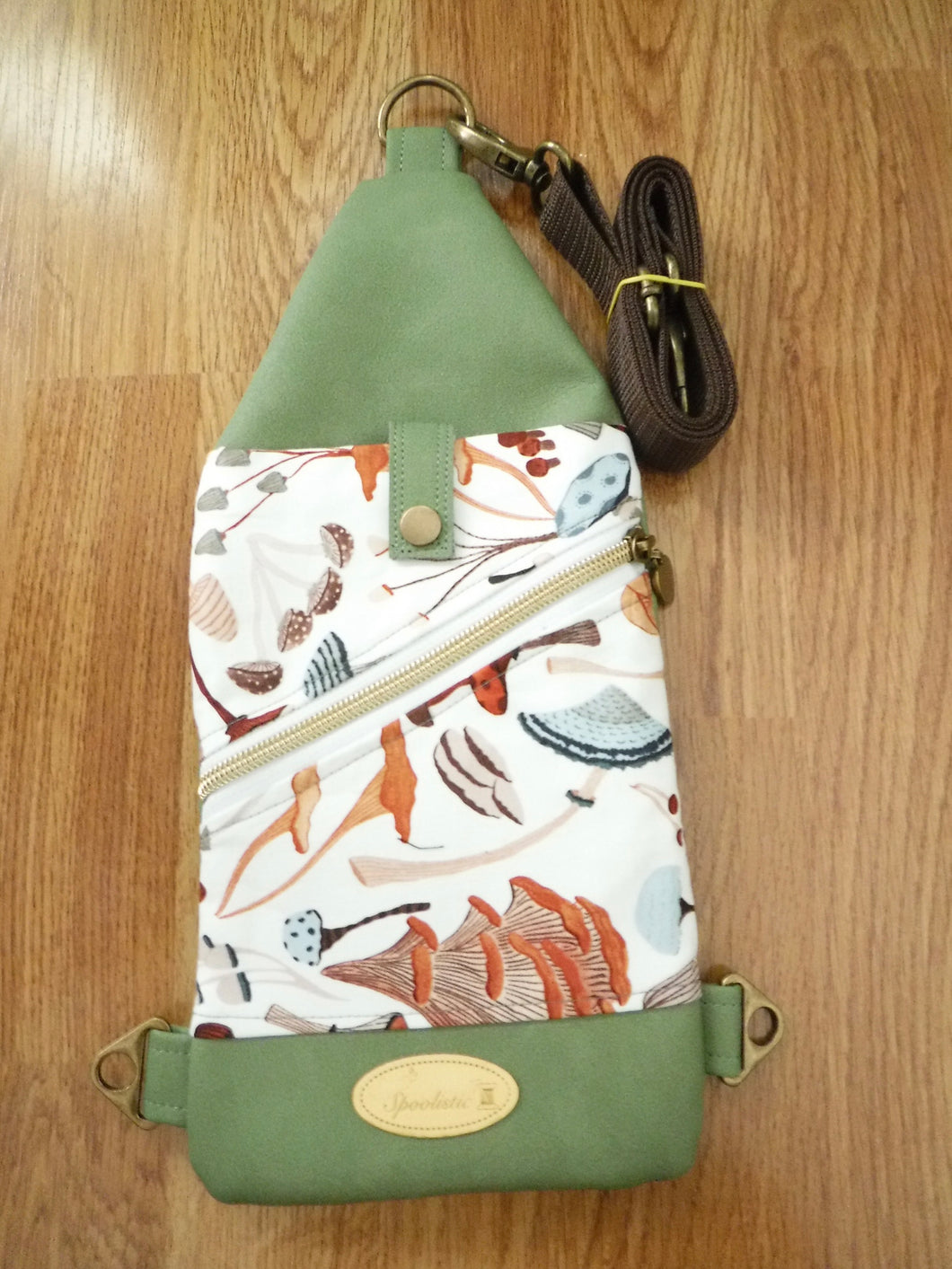 Down To Earthy Shrooms ~ Unisex Crossbody Bag