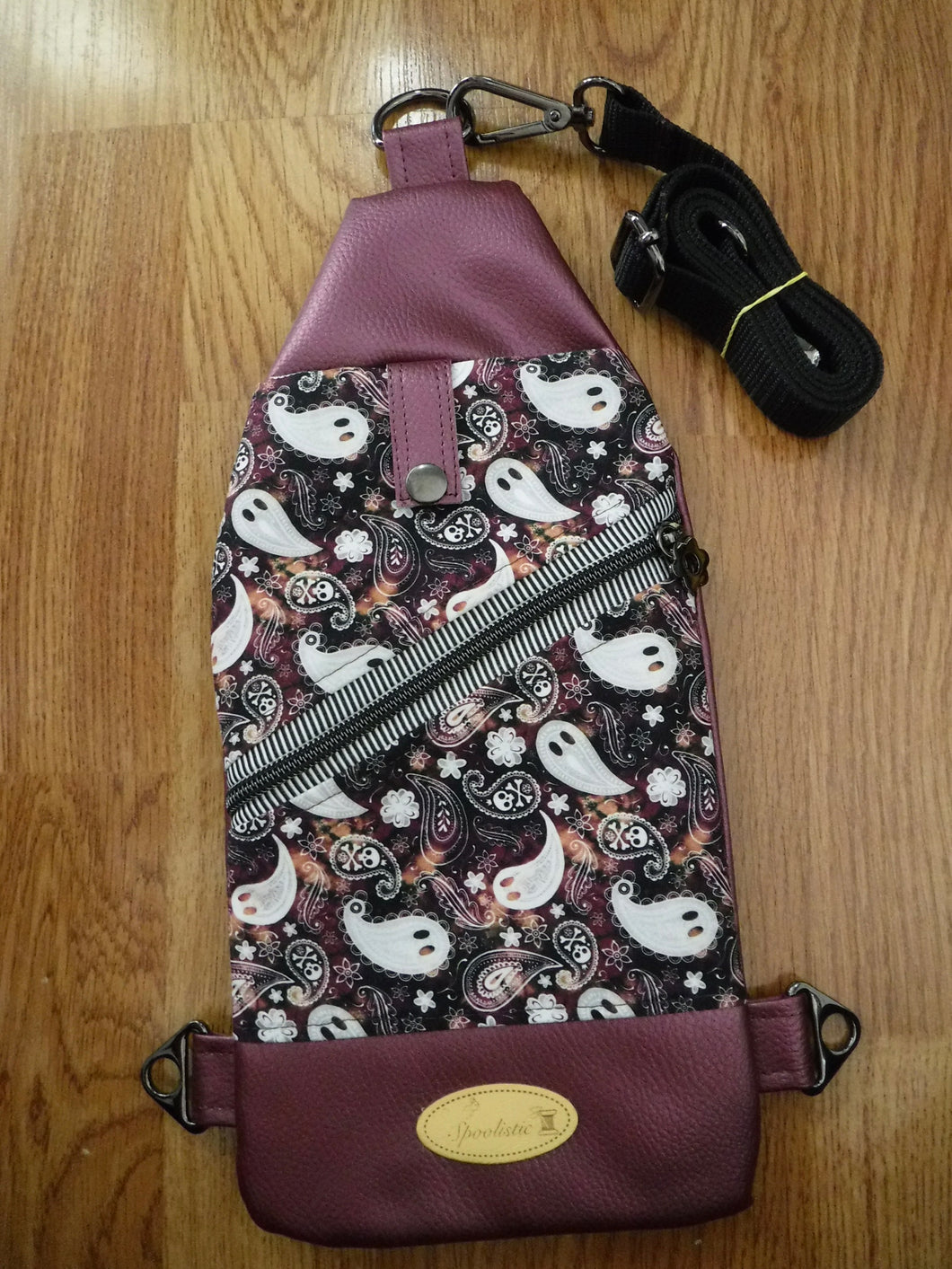 Burgundy Boos ~ Unisex Crossbody Bag
