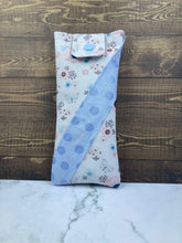 Load image into Gallery viewer, Periwinkle Shimmering Bloom ~ Glasses Case
