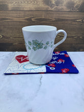 Load image into Gallery viewer, First Responder Love ~ Mug Rug
