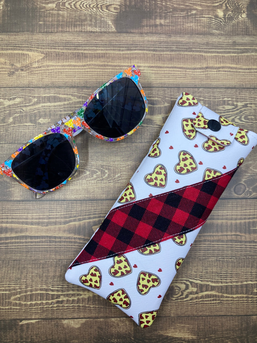 For the Love of Pizza ~ Glasses case