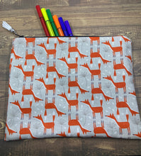 Load image into Gallery viewer, Oh so Foxy ~ Zipper Bag
