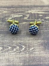 Load image into Gallery viewer, Gingham Galore ~ Cuff Links
