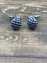 Load image into Gallery viewer, Gingham Galore ~ Cuff Links
